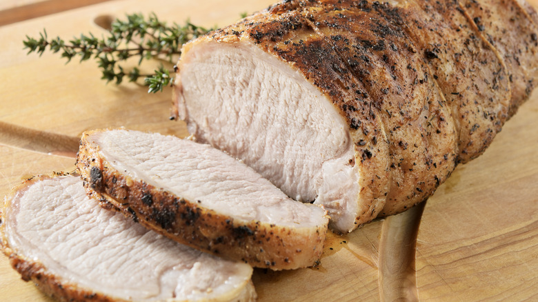 Seasoned pork tenderloin roast