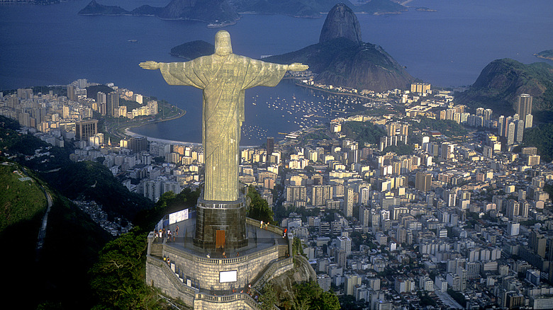 aerial view of Rio, Brazil