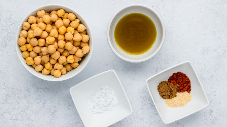 Crispy Roasted Chickpeas Recipe ingredients 