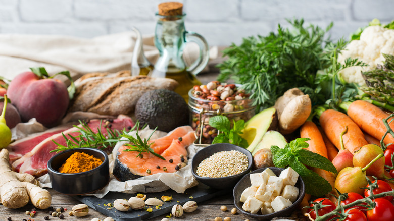 Foods common in Mediterranean Diet