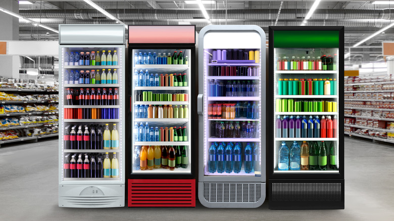 soda in refrigerators