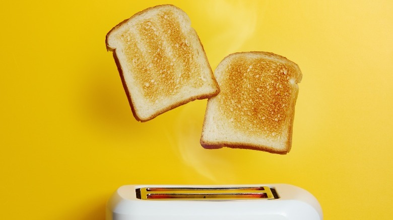 two slices of toasted bread