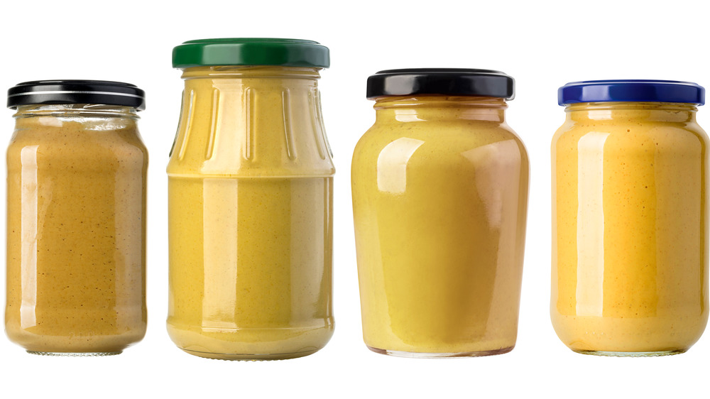 bottles of mustard