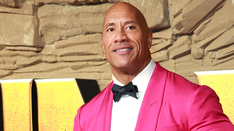 Dwayne Johnson Jumanji premiere