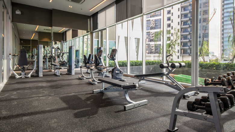 employee fitness room