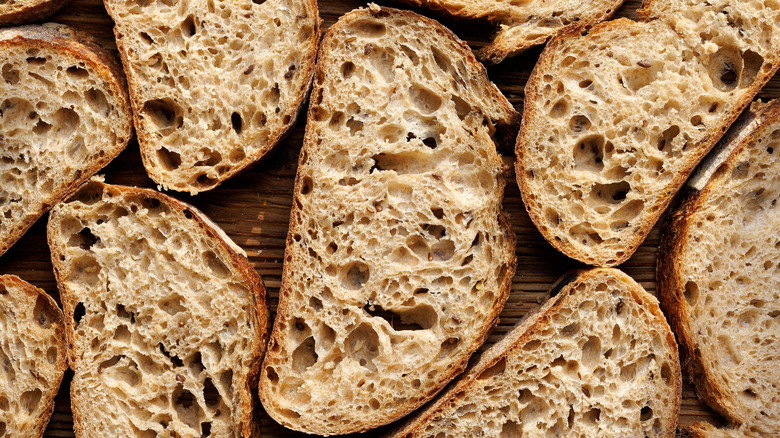 Bread made with sourdough