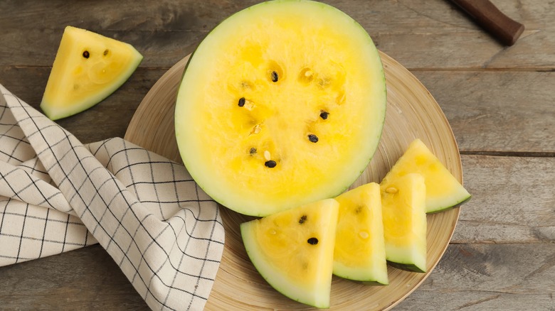 Yellow watermelon