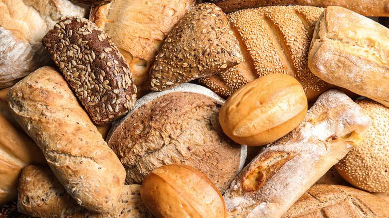 Multigrain and whole grain breads