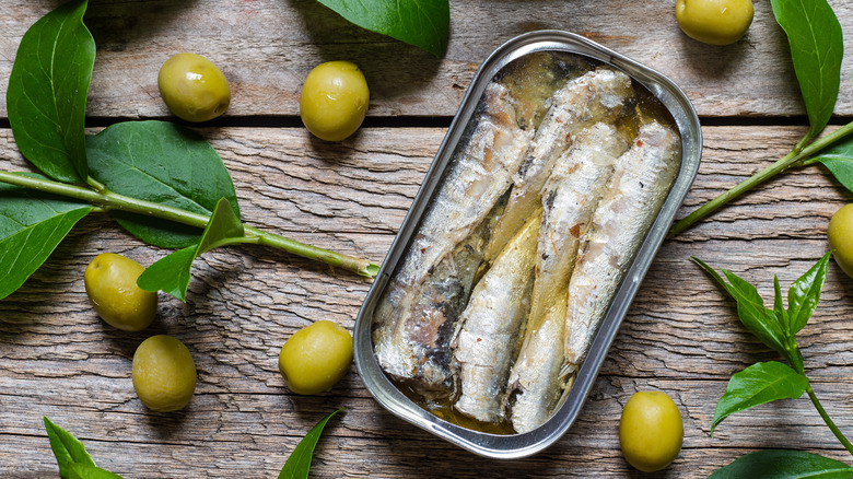 Tin of sardines 
