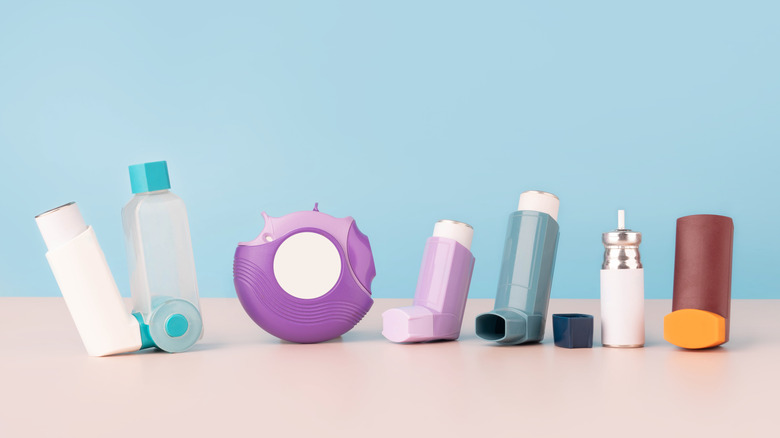 Different types of inhalers