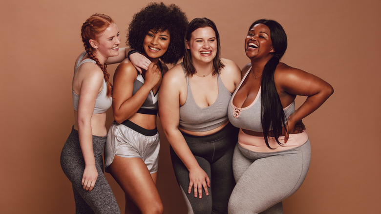 women of different sizes