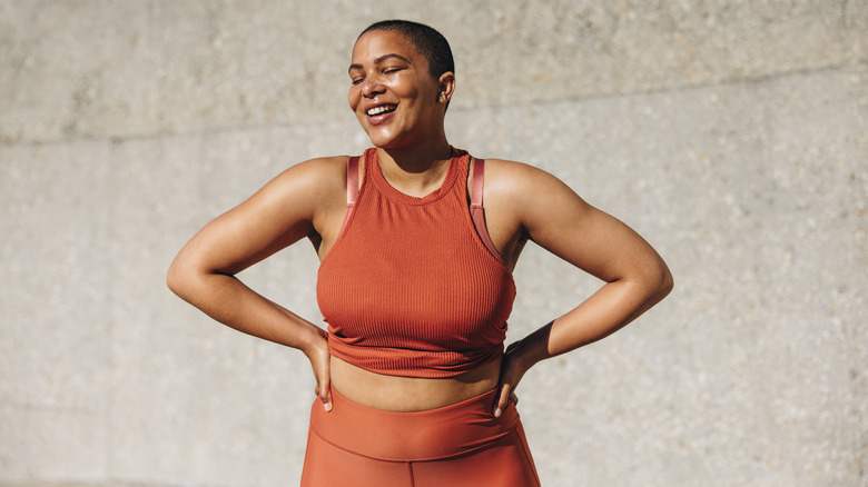 woman after workout