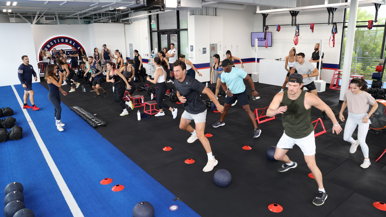 group of people at f45