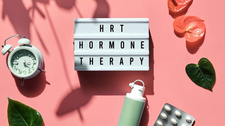 Words HRT hormone therapy