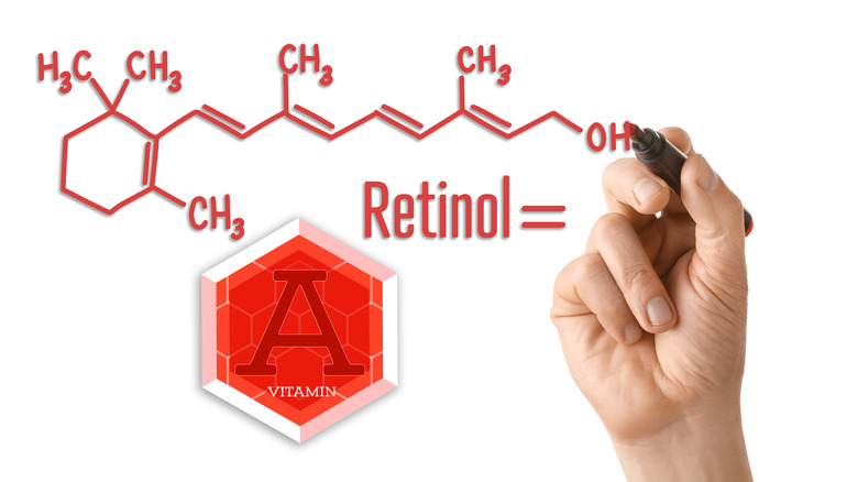 The chemical makeup of retinol