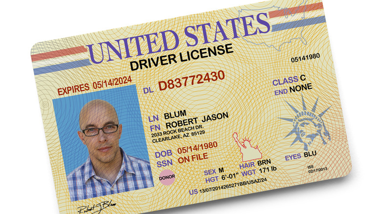 Driver's license image 