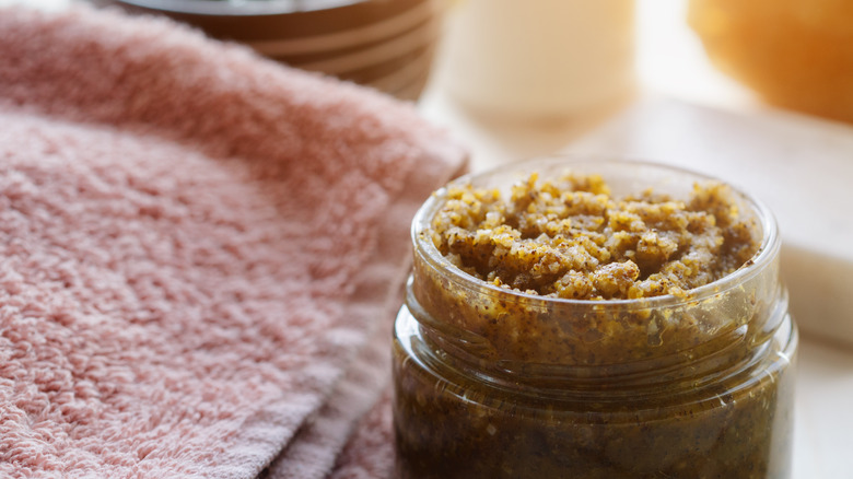 exfoliating scrub with other home treatments 