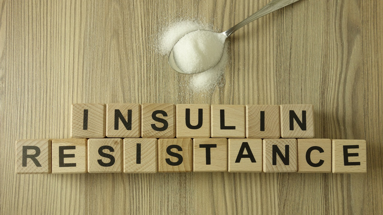 insulin resistance text and spoonful of sugar