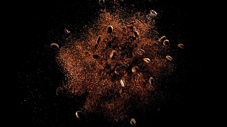 coffee bean explosion