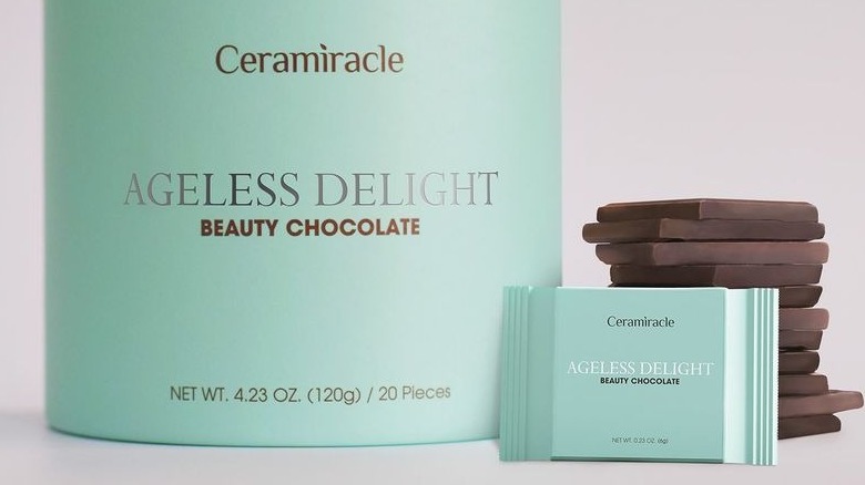 Ceramiracle chocolate white background