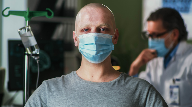 patient undergoing chemotherapy
