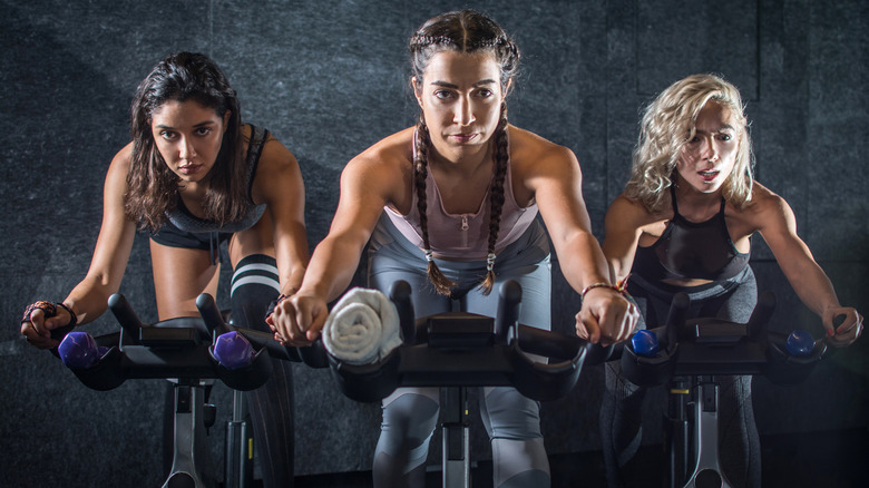 girls cycle gang