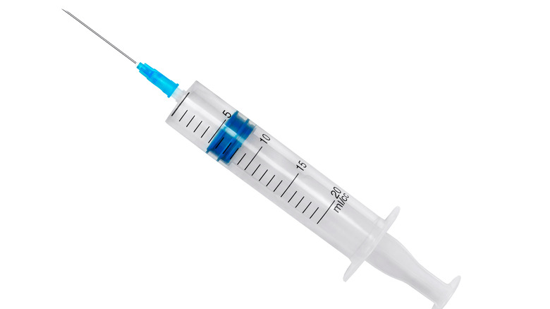 empty syringe