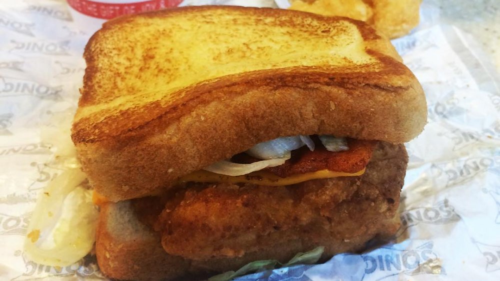 Sonic Chicken Club Toaster Sandwich