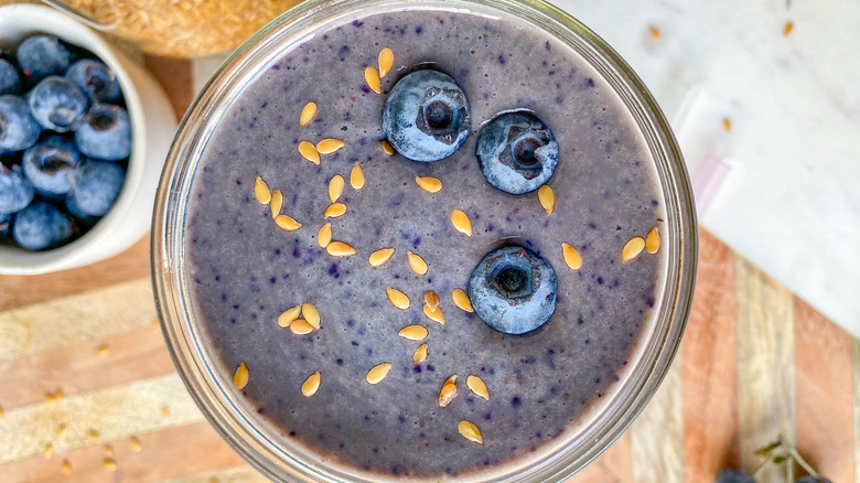 smoothie in a glass 