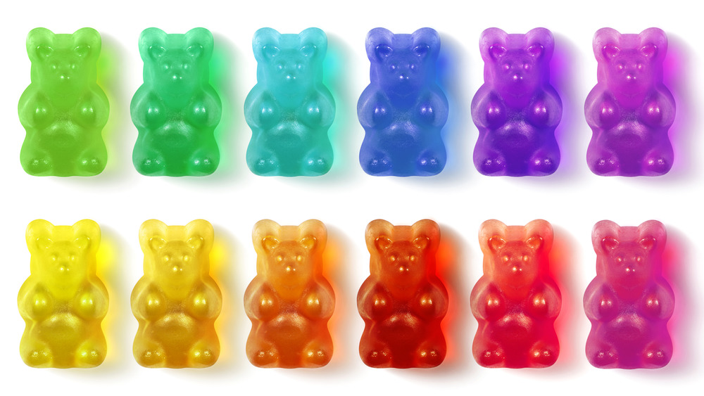 colorful gummy bears