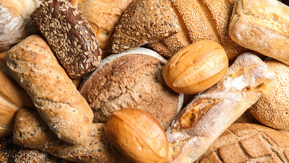 pile of breads