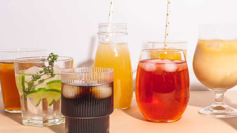 non-alcoholic sugary drinks