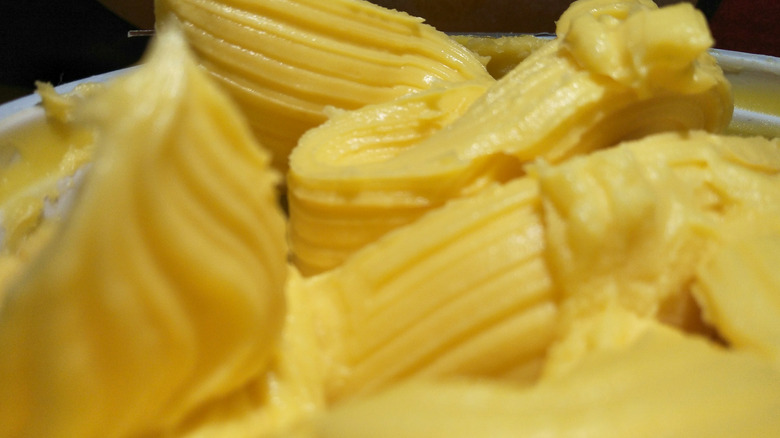 rolls of margarine in bowl