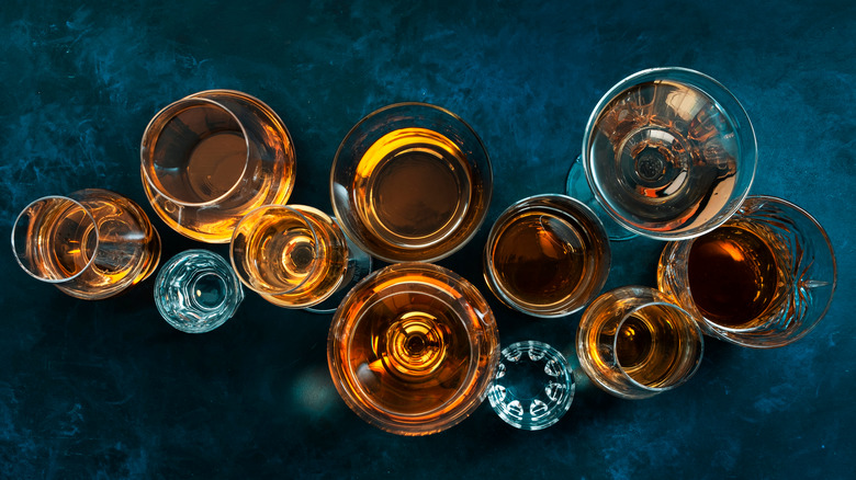glasses of whisky together