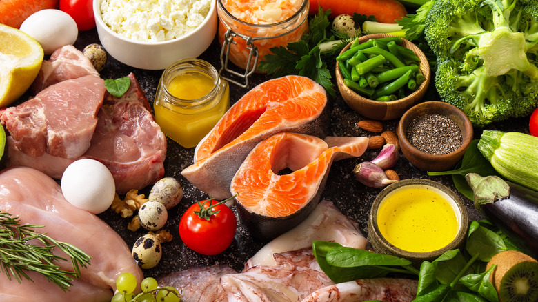 Spread of varied foods high in omega-3 fatty acids