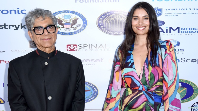 Gabriella Wright and Deepak Chopra