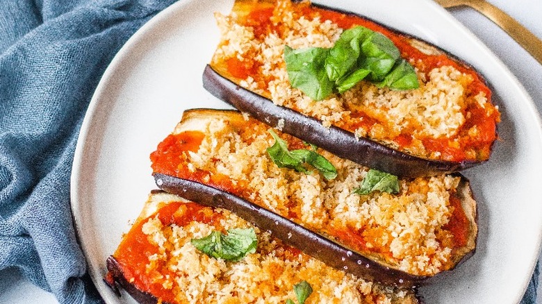 eggplant served