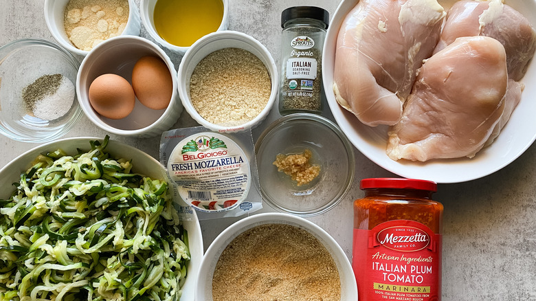 ingredients for gluten free chicken parmesan