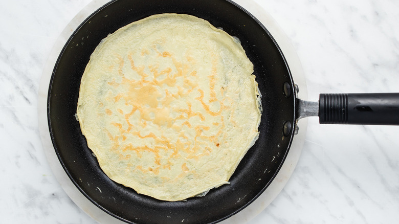 crepe in a pan