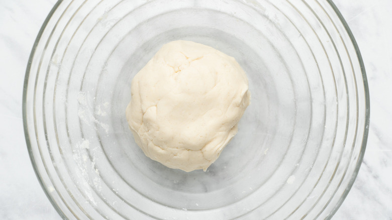 naan dough in bowl 