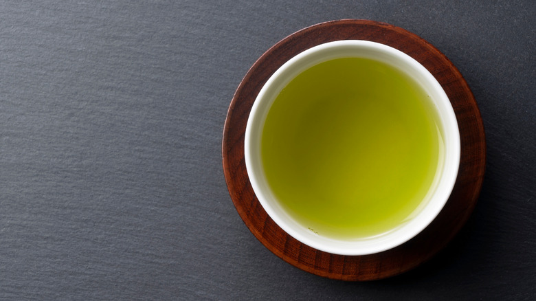 cup of green tea