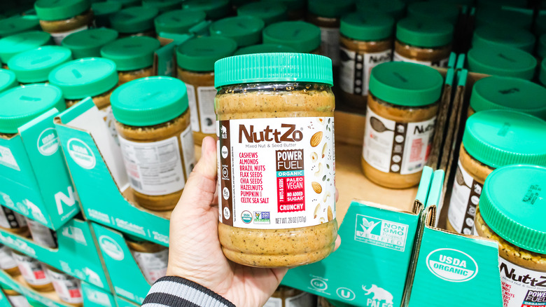 Nuttzo spreads on grocery shelf