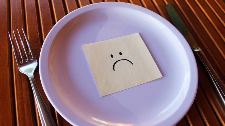 sad plate