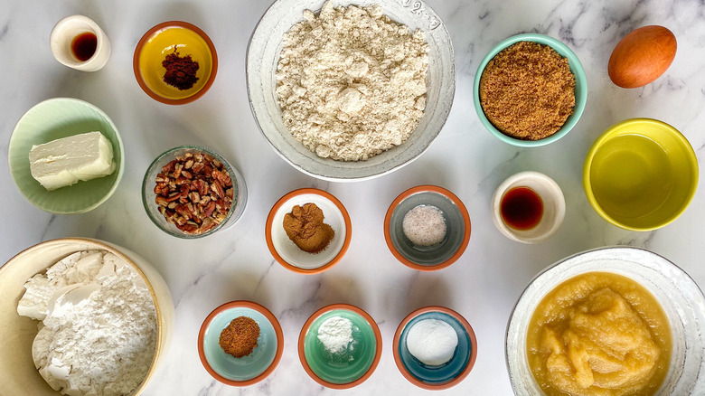 ingredients for spice cake