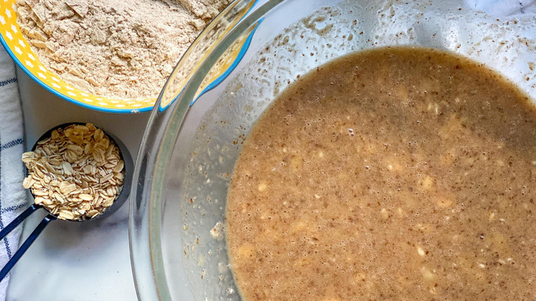 Batter for banana muffins