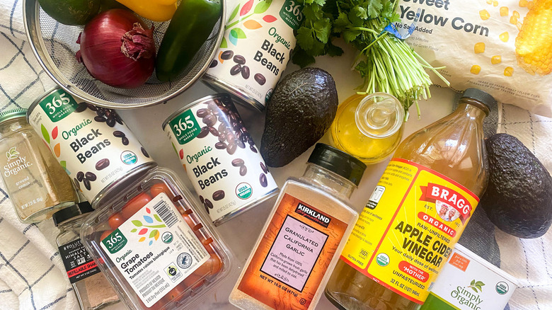 black bean salad ingredients