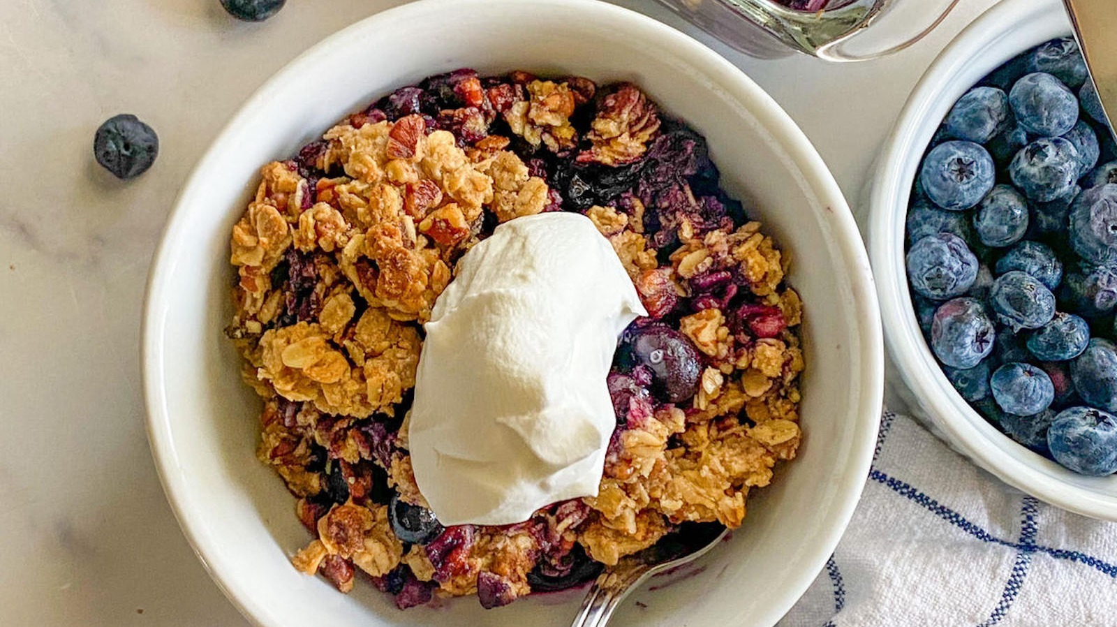 Healthy Blueberry Crumble Recipe