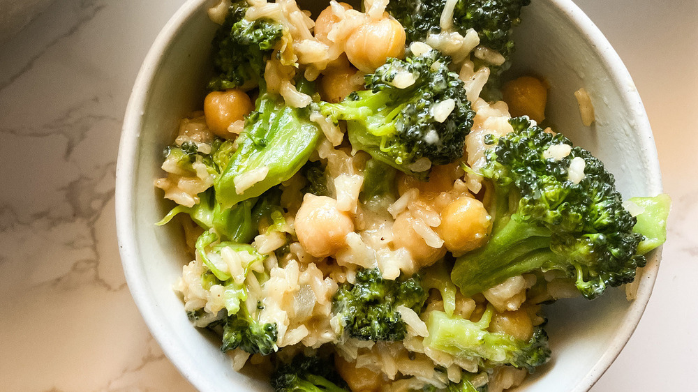 bowl of healthy broccoli casserole