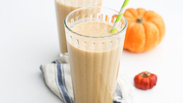 smoothie in glass