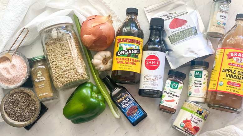 ingredients for healthy Sloppy Joes